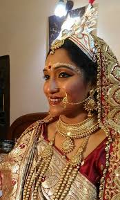 traditional bengali bridal make up