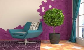 purple wall colour combinations