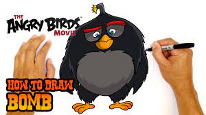 How to Draw Bomb | The Angry Birds Movie - YouTube