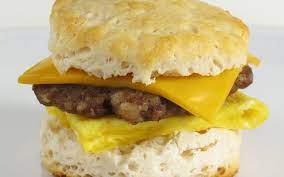 sausage egg and cheese breakfast