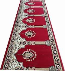 indian polypropylene red mosque carpet