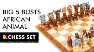 african chess set big 5 busts