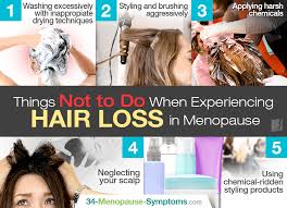 experiencing hair loss in menopause
