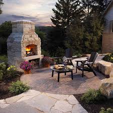 Circle Patio Diy Outdoor Fireplace