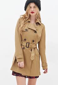 Forever 21 Double Ted Trench Coat