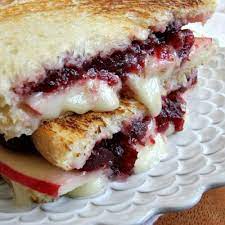 Brie And Cranberry Sandwich gambar png