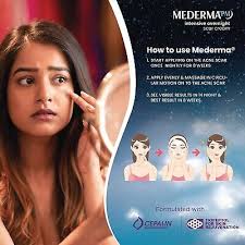 mederma pm acne scar removal cream 10g