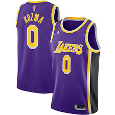 Nike's city edition uniforms are uniquely designed to pay homage to nba cities and their passionate local fan bases. Men S Jordan Brand Kyle Kuzma Purple Los Angeles Lakers 2020 21 Swingman Jersey Statement Edition