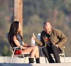 megan fox on set for love the way you