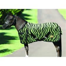 piccolo turnout rug green black zebra