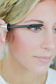 step 6 apply mascara wait about a minute for the eyeliner