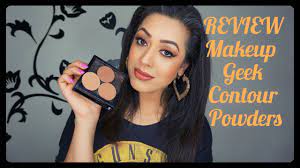 review new makeup geek contour powders