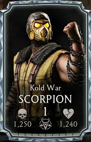 If lucky, you will unlock the following costumes: Scorpion Kold War Mortal Kombat Mobile Wikia Fandom