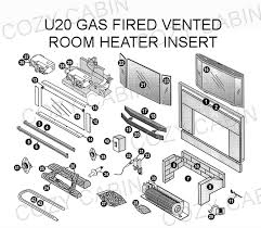 Energy Gas Fireplace Insert U20 U20