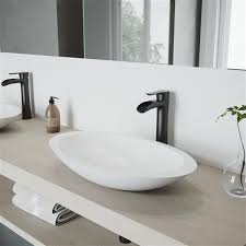 White black grey beige brown yellow green pink gold more. Vigo Niko Vessel Bathroom Faucet 1 Handle Matte Black Vg03024mb Rona