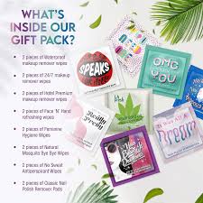 beauty is unique beauty wipes gift pack