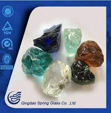 Colored Glass Rocks From Qingdao