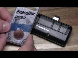 garage opener remote battery
