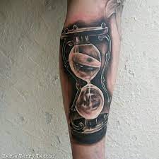 Neck Tattoo Hourglass Tattoo