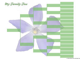 Family Tree Template For Kids Printable Genealogy Charts