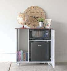 For food storage and preservation, this keystone works as well as any mini fridge does.the refrigerator comes with an interior light, mechanical temperature control, 2 shelves and a fruit 'n. Diy Mini Refrigerator Storage Cabinet Free Plans Refrigerator Storage Mini Fridge In Bedroom Mini Fridge Cabinet
