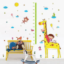 Generic Cute Height Chart Wall Sticker Removable Lovely
