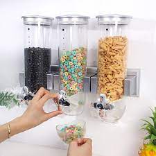 Wall Mounted Dry Food Storage Double