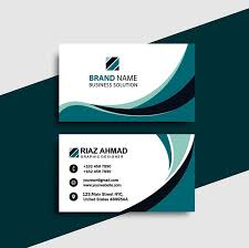 abstract modern business card template