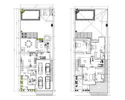 two y house plan cad drawing
