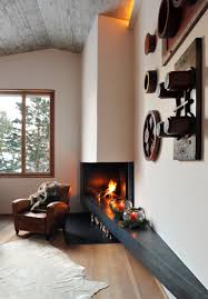 Corner Modern Fireplace Design Ideas