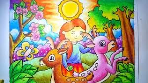 Mewarnai hewan lebih sulit dilakukan daripada mewarnai pohon pemandangan bunga dan rumah. 520 Cara Mewarnai Gambar Hewan Dengan Crayon Gratis Gambar Hewan
