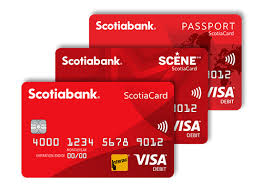 visa debit with scotiacard scotiabank
