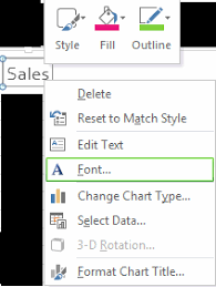 Change The Chart Text Font Office Support