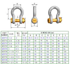 Q207 En13889 Safety Pin Bow Shackle