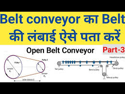 conveyor belt takeup length calculation