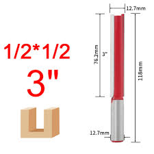 Details About Long Blade Straight Router Bit Woodworking Tenon Cutter 1 2x1 2x3inch