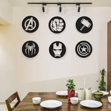 Black Wooden Avengers Sign Wall Art