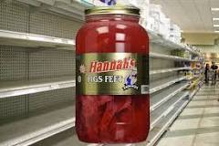 Why is there a shortage of pickled pigs feet?