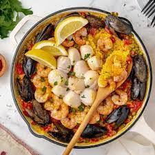 easy spanish seafood paella recipe no
