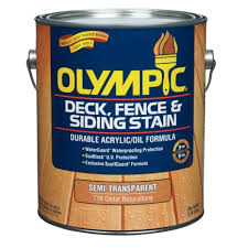 Olympic Exterior Wood Stain Fence Finish Semi Transparent