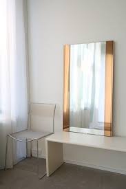 Italian Wall Mirror In Amber And Silver