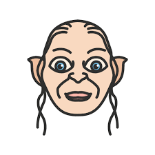 Gollum lord of the rings smeagol icon - Famous Character Vol 2 Colored
