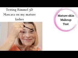 d mascara test skin makeup demo