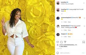 torrei hart shows off weight loss