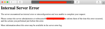 500 internal server error betheme