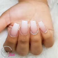 Pink and white is beautiful to look at but a challenge to complete as well as remove. Pink White Ombre Nails Ombre Acrylic Nails Pink Acrylic Nails Ombre Nails