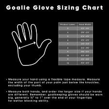 Always check with the manufacturer to see if they have their own glove sizing chart and instructions for how to measure hand for gloves as you may find that you're a medium in. Goalkeeper Glove Sizing Chart Gk Glove Co