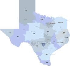 texas area codes map list and phone