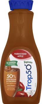 tropicana trop50 farmstand apple juice