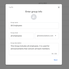how to create a gmail distribution list